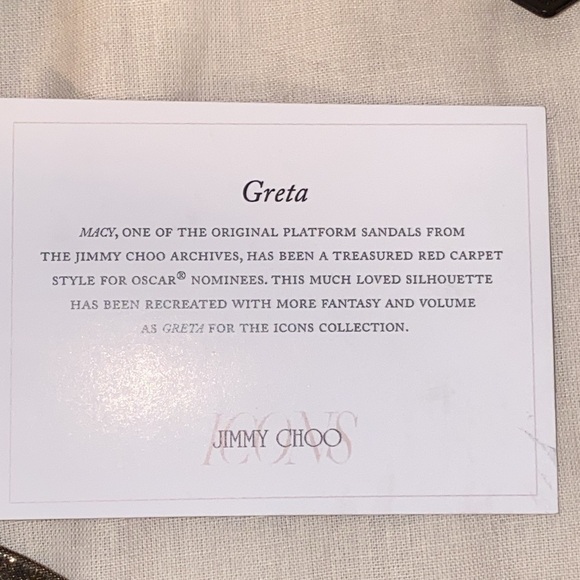 Jimmy Choo Icons A Treasured Red Carpet Style for Oscar Nominees New inBox 39.5 - Picture 13 of 14